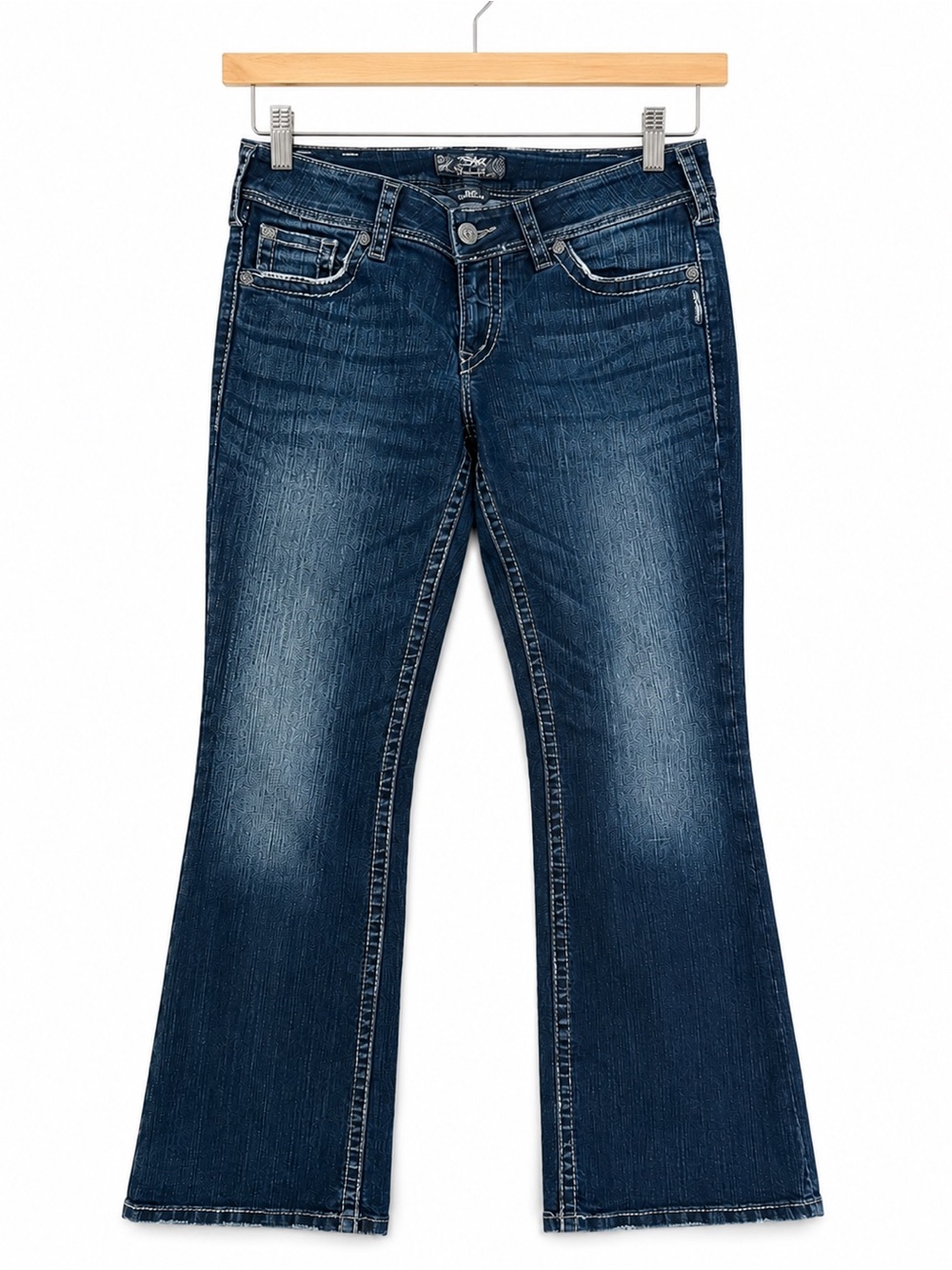 Silver‎ Jeans Suki Surplus Bootcut Jeans 30x32 Dark Wash Flap Pocket Vintage Y2K
